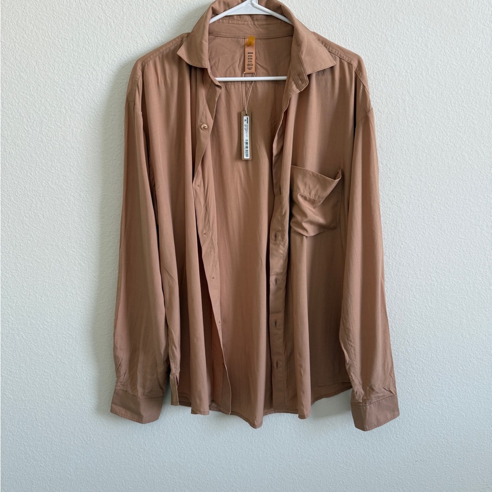 SKIMS Swim Button Up Shirt